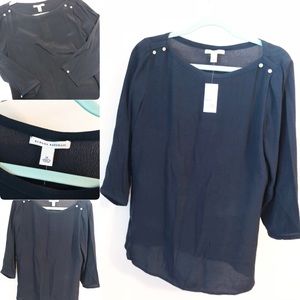 Navy BR Blouse